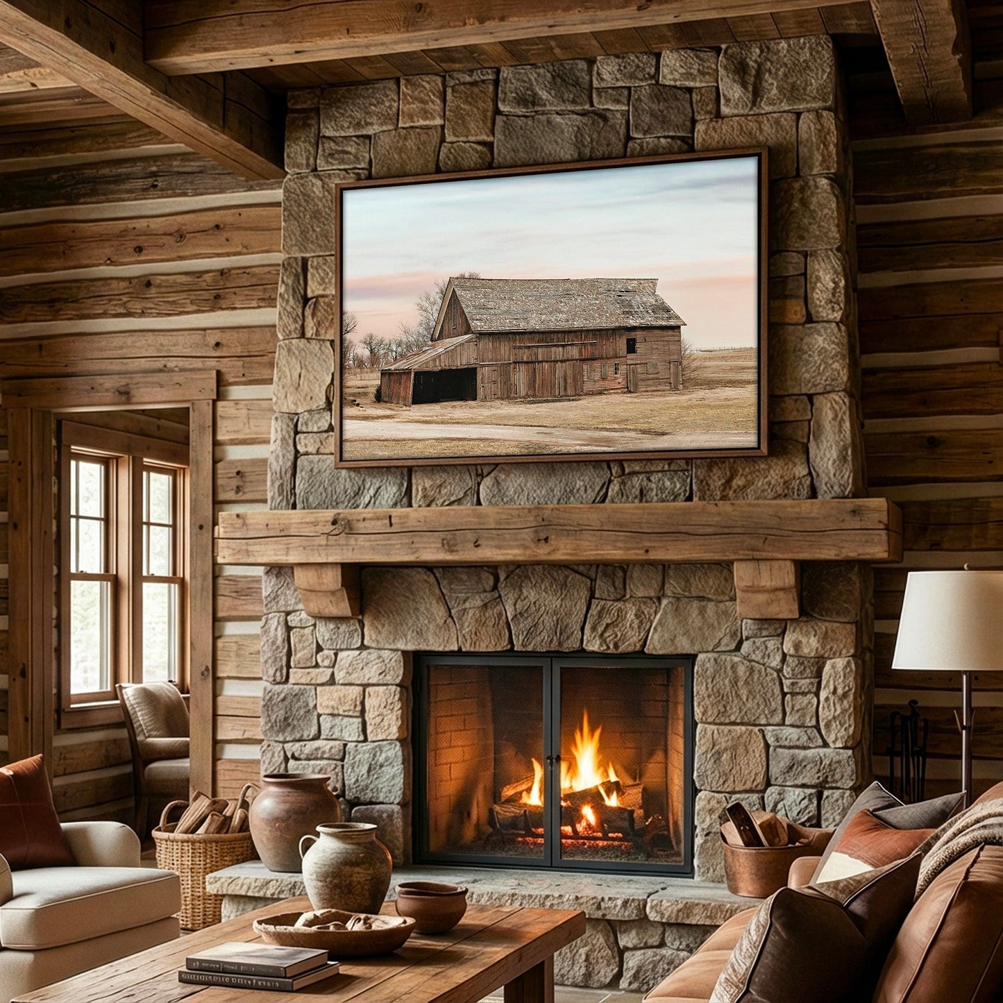 Old Barn Rustic Wall Art Canvas Wall Art Teri James Photography