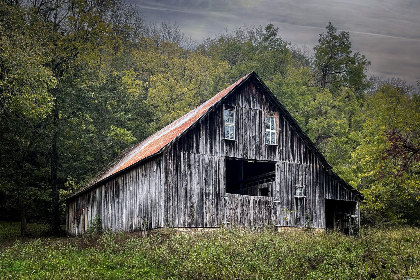 Old Barn Rustic Wall Decor Paper Photo Print / 12 x 18 Inches Wall Art Teri James Photography