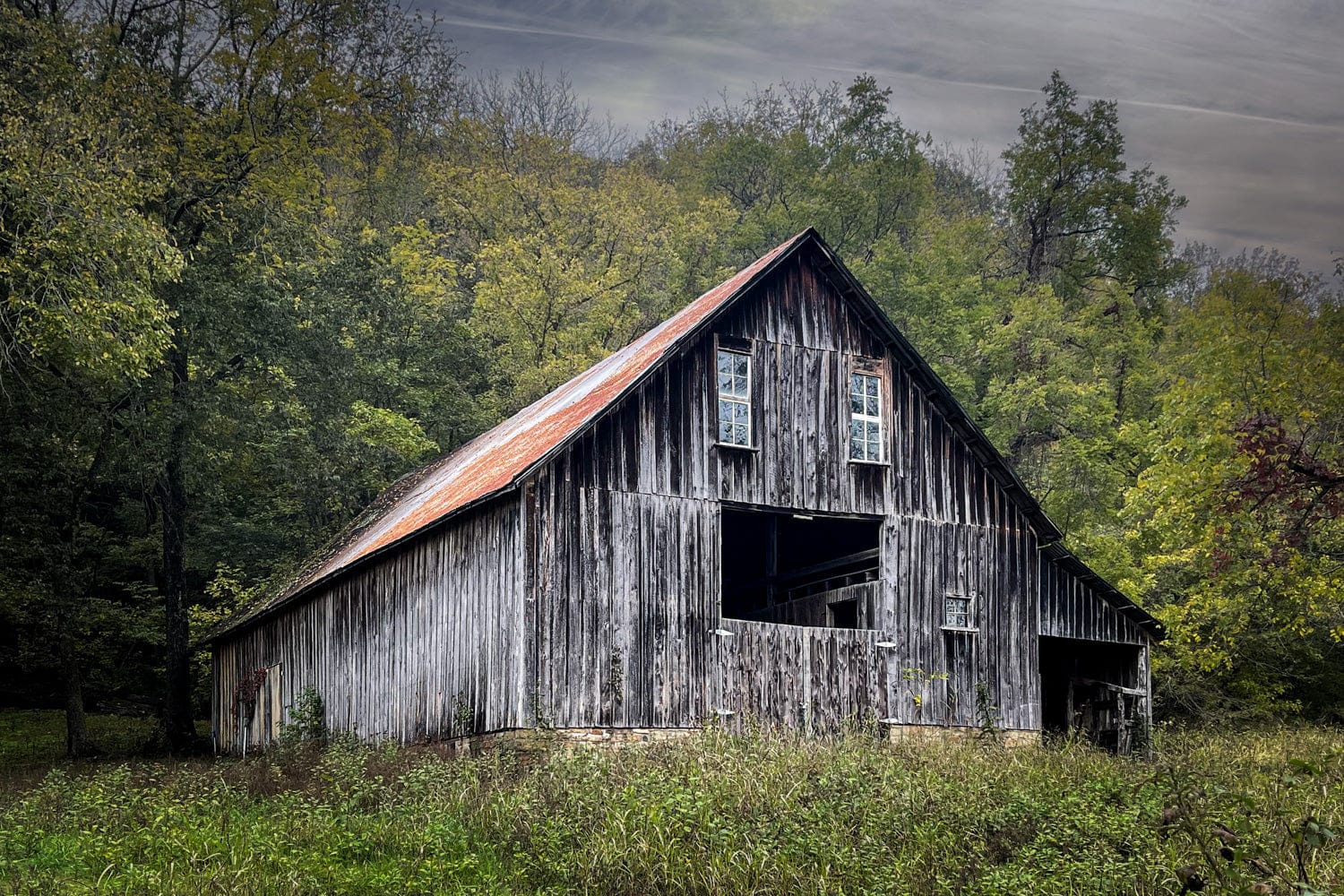 Old Barn Rustic Wall Decor Paper Photo Print / 12 x 18 Inches Wall Art Teri James Photography