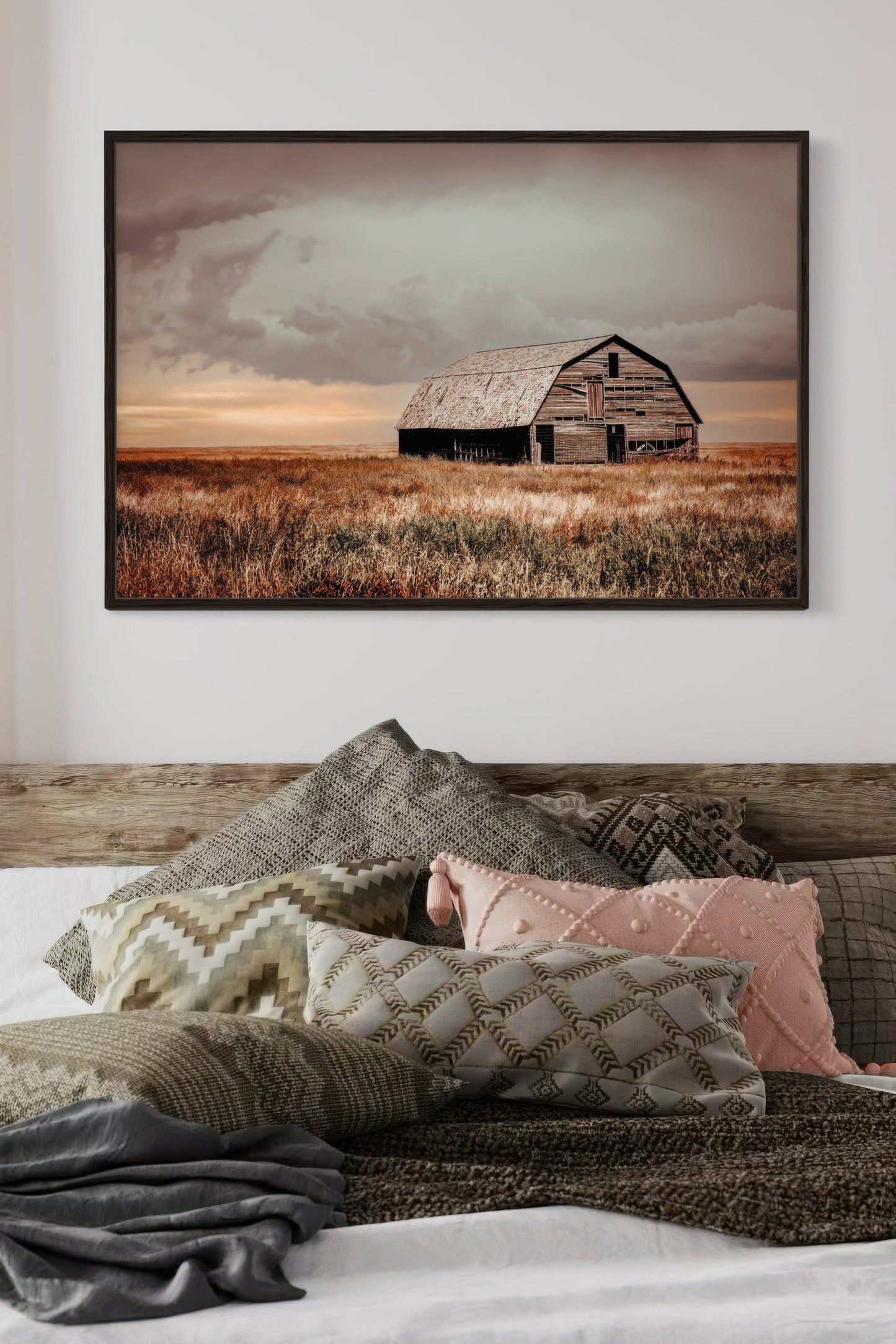 Old Oklahoma Barn Canvas Wall Art Teri James Photography