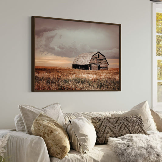 Old Oklahoma Barn Canvas Wall Art Teri James Photography