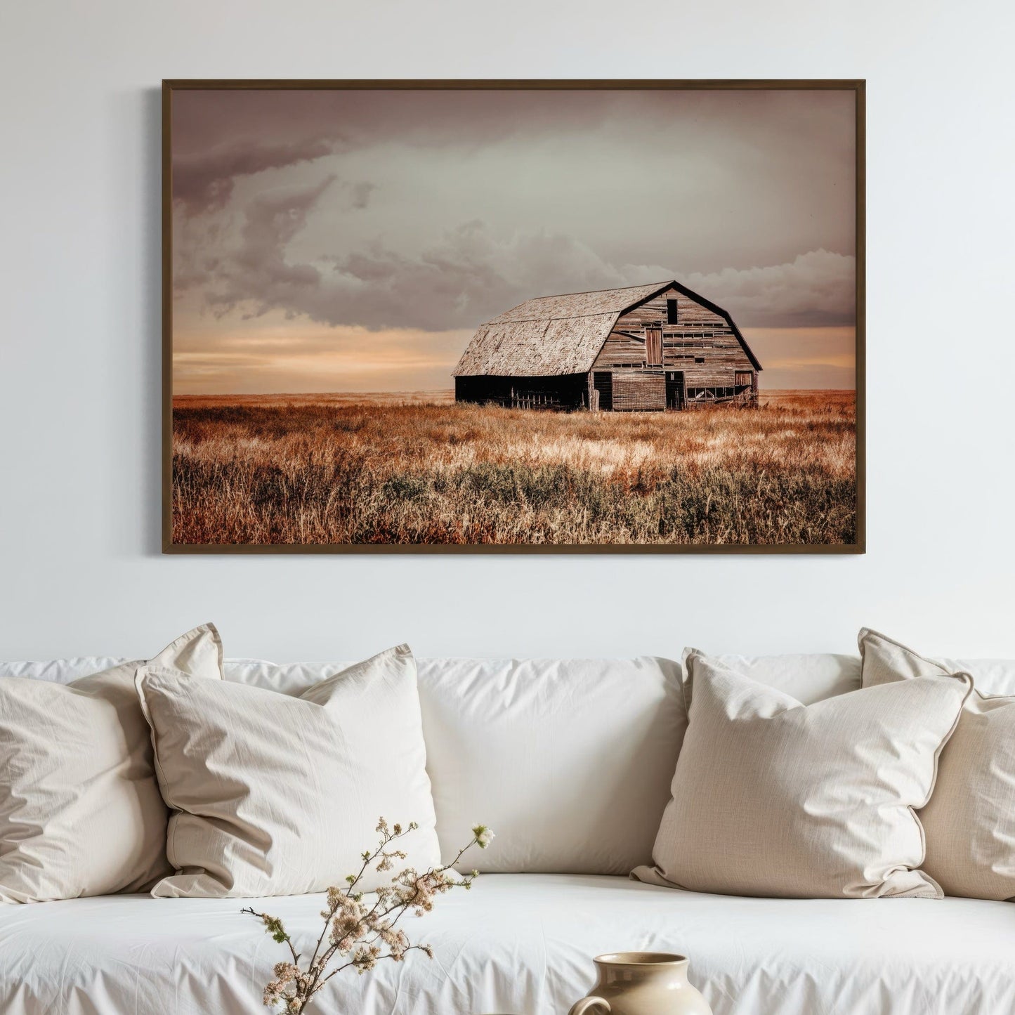 Old Oklahoma Barn Canvas Wall Art Teri James Photography