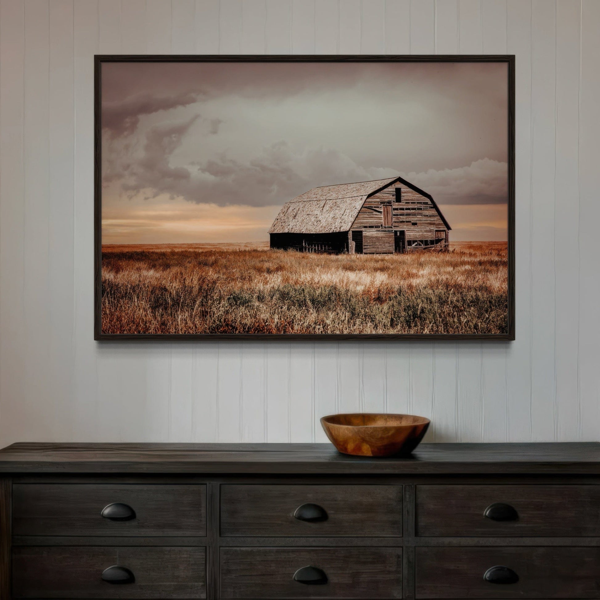 Old Oklahoma Barn Canvas Wall Art Teri James Photography