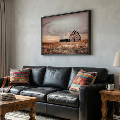 Old Oklahoma Barn Canvas Wall Art Teri James Photography