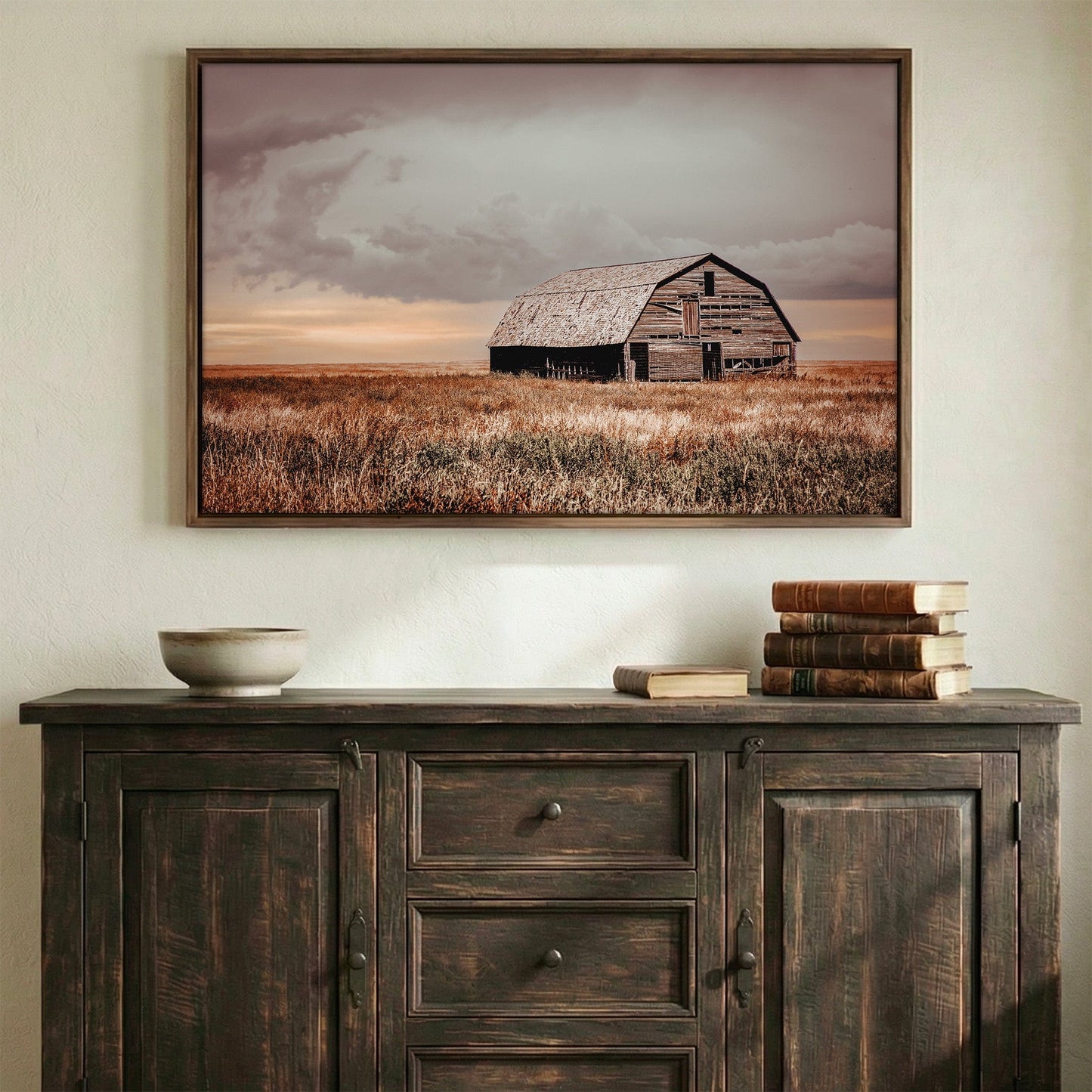 Old Oklahoma Barn Canvas Wall Art Teri James Photography