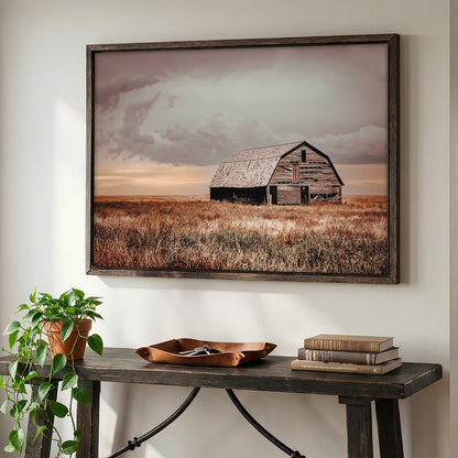 Old Oklahoma Barn Canvas Wall Art Teri James Photography