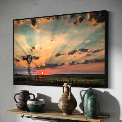 Old Windmill Canvas Art Wall Art Teri James Photography