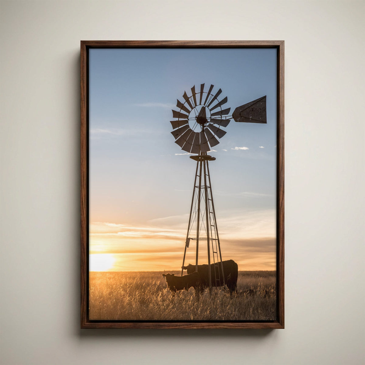 Old Windmill Wall Art - Rustic Farmhouse Style Artwork