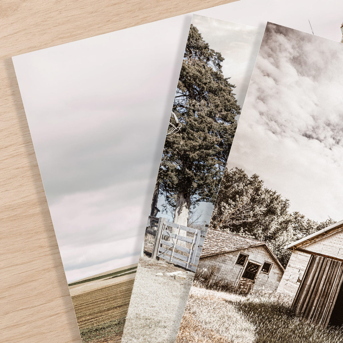 Patriotic Barn Prints - Set of 3 Old Barn Wall Prints