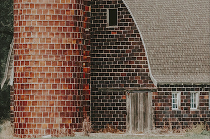 Old Brick Barn and Silo