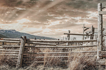 Rustic Montana Scenic Print