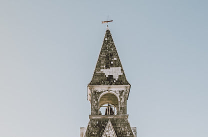 Old White Church Canvas Print