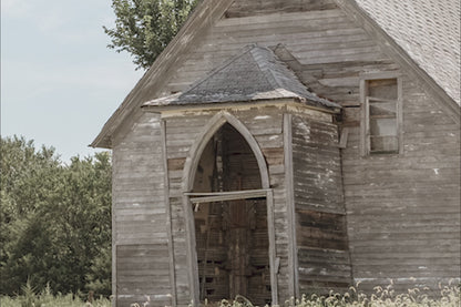 Old Kansas Church Print