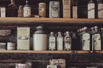 Rustic General Store Canvas Print