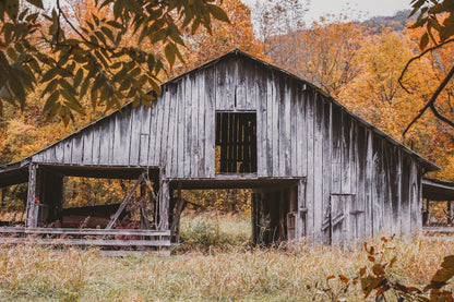 Old Arkansas Barn Wall Art - Rustic Farmhouse