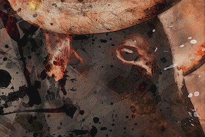 Texas Longhorn Watercolor Art