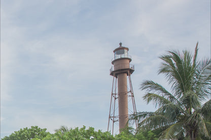 Sanibel Island Lighthouse Beach Canvas