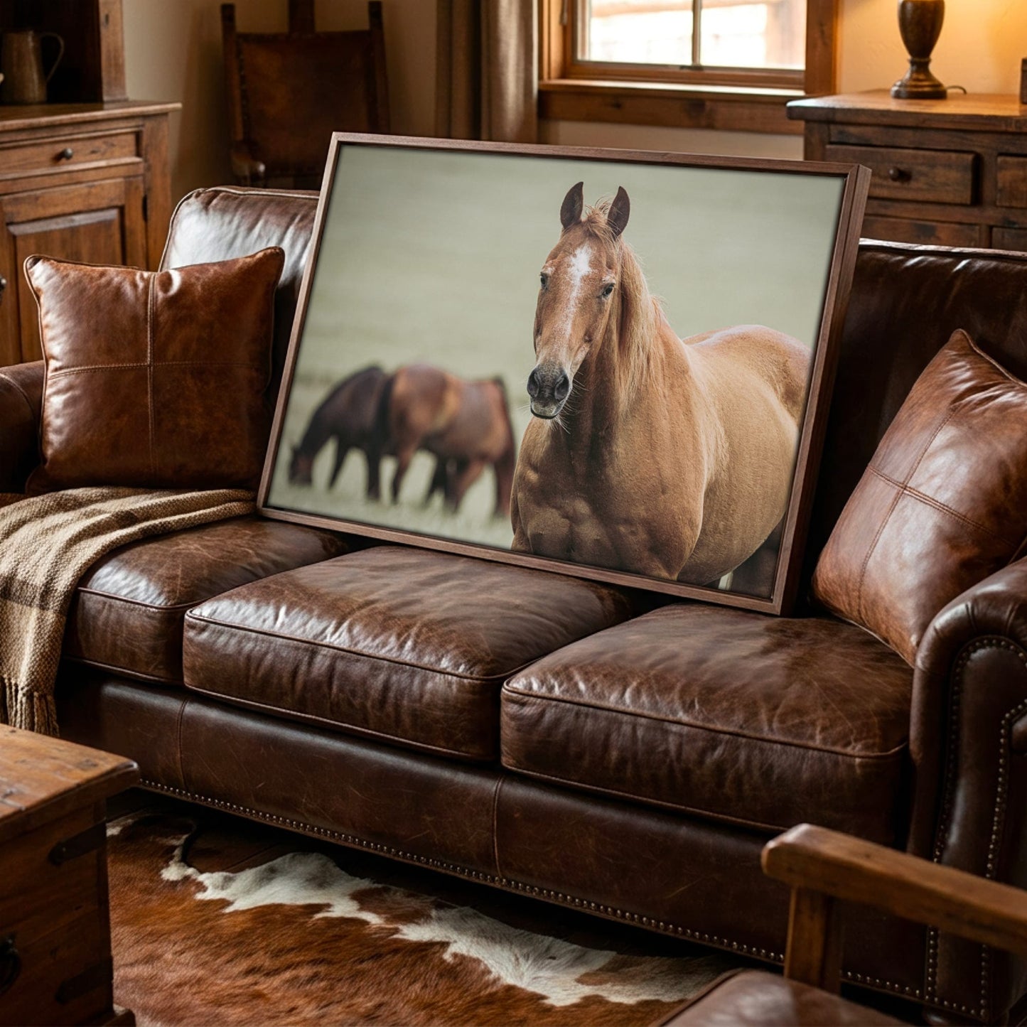 Ranch Horse Canvas Print- Western Wall Art