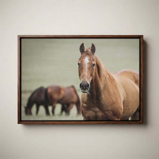 Ranch Horse Canvas Print- Western Wall Art
