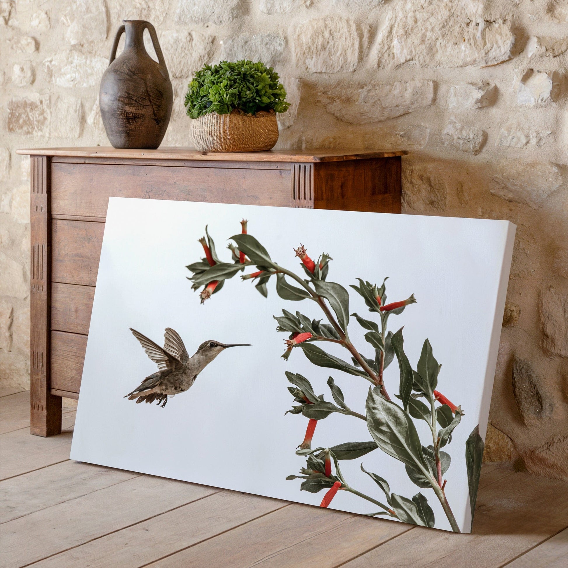 Ruby Throated Hummingbird Photo Wall Art Wall Art Teri James Photography