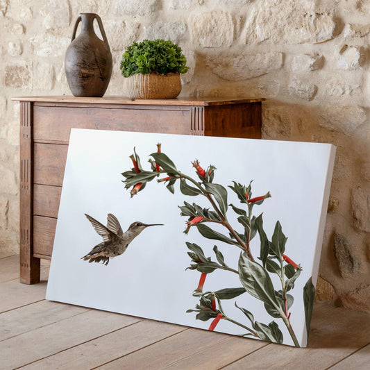 Ruby Throated Hummingbird Photo Wall Art Wall Art Teri James Photography