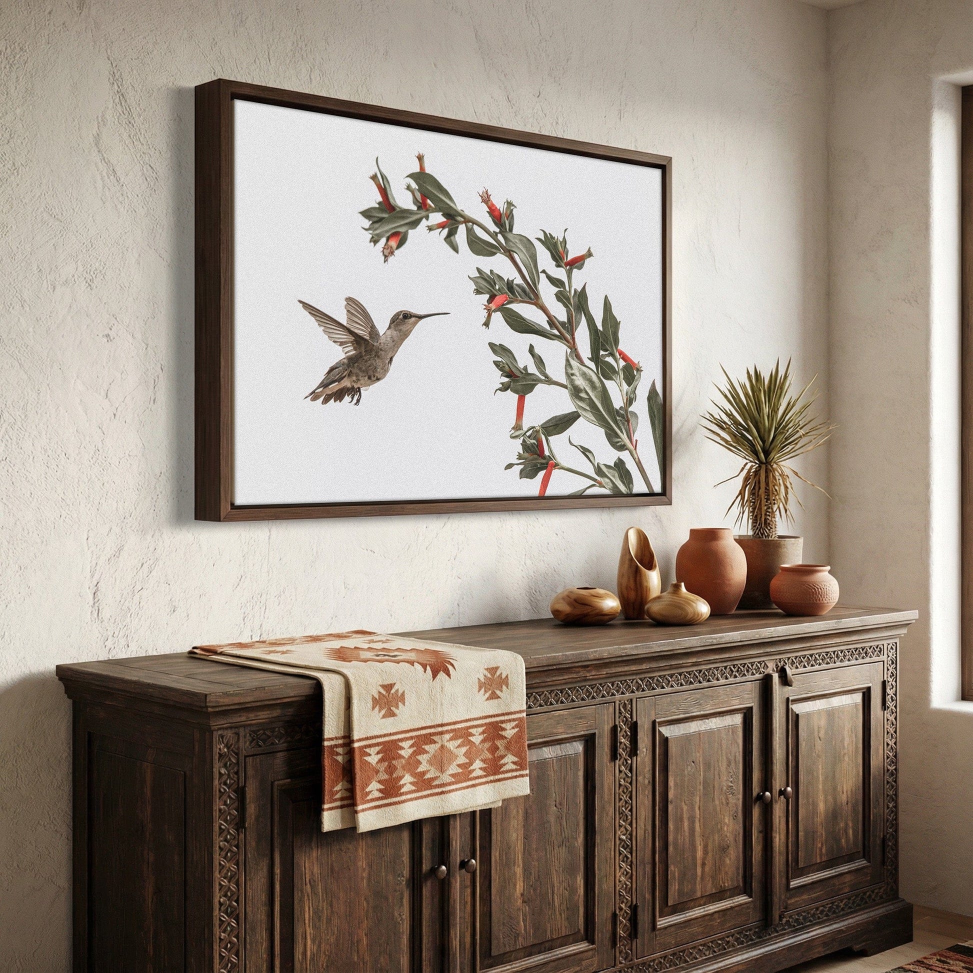 Ruby Throated Hummingbird Photo Wall Art Wall Art Teri James Photography