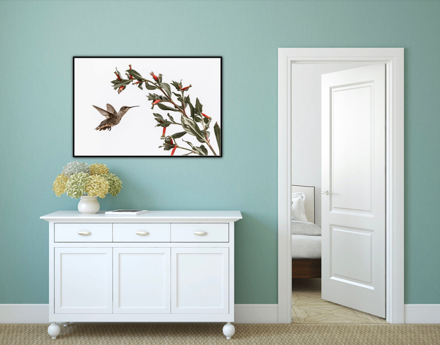 Ruby Throated Hummingbird Wall Art Teri James Photography