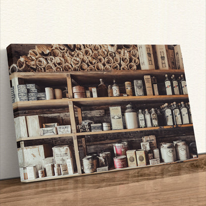 Rustic General Store Canvas Print Canvas-Unframed / 12 x 18 Inches Wall Art Teri James Photography
