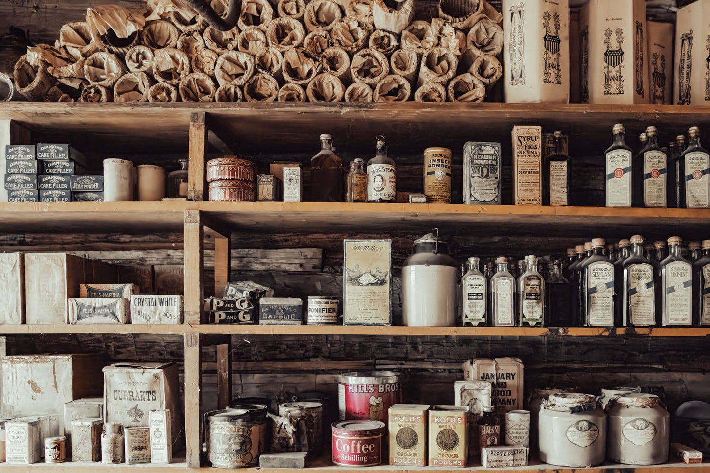 Rustic General Store Canvas Print Paper Photo Print / 12 x 18 Inches Wall Art Teri James Photography