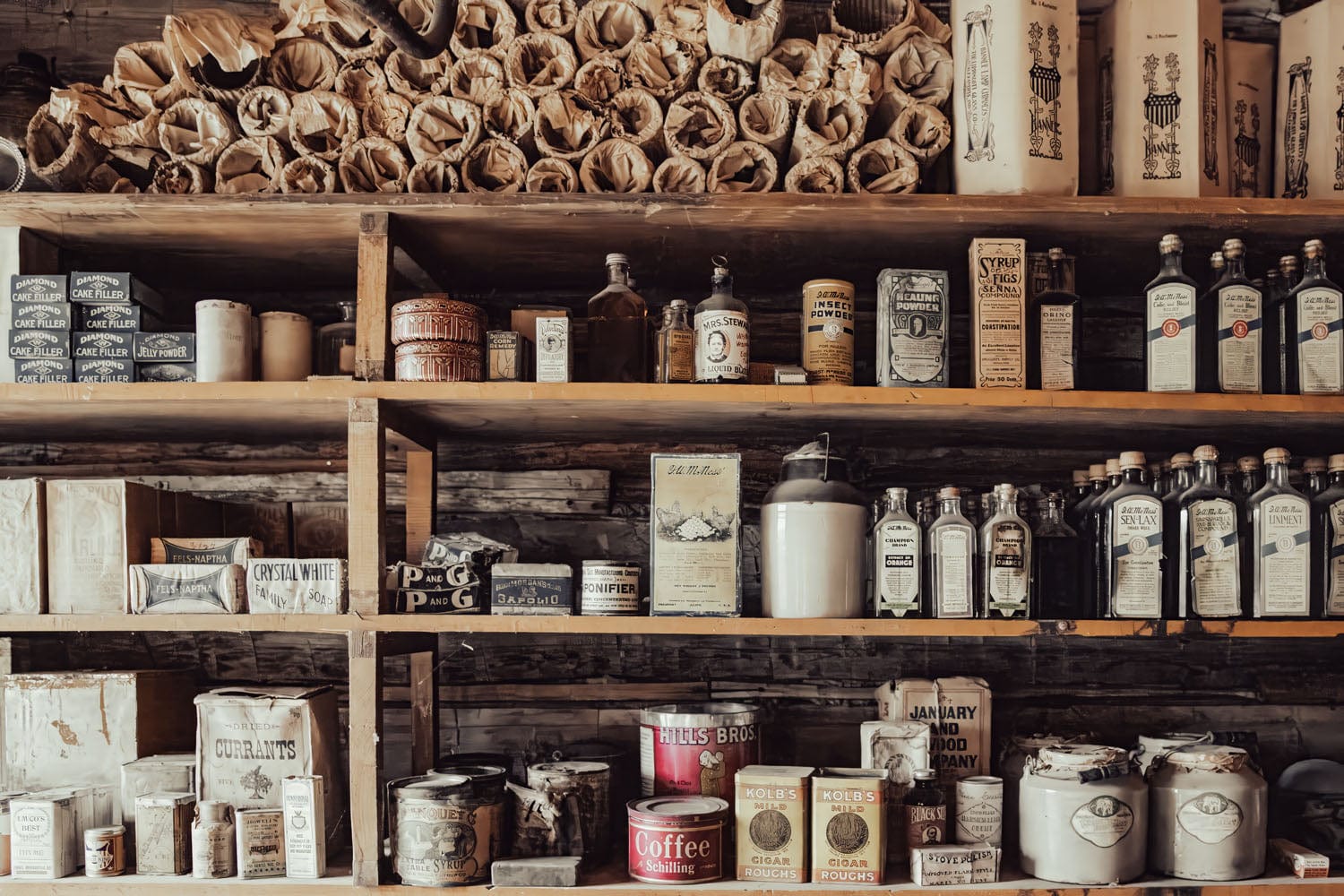 Rustic General Store Canvas Print Paper Photo Print / 12 x 18 Inches Wall Art Teri James Photography