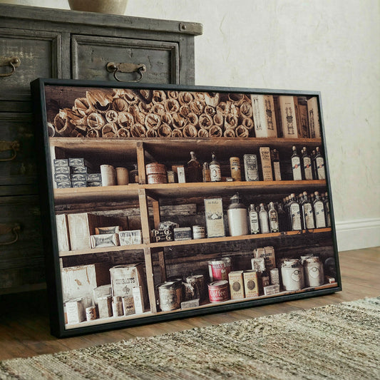 Rustic General Store Canvas - Vintage Americana Art - Farmhouse Print Wall Art Teri James Photography