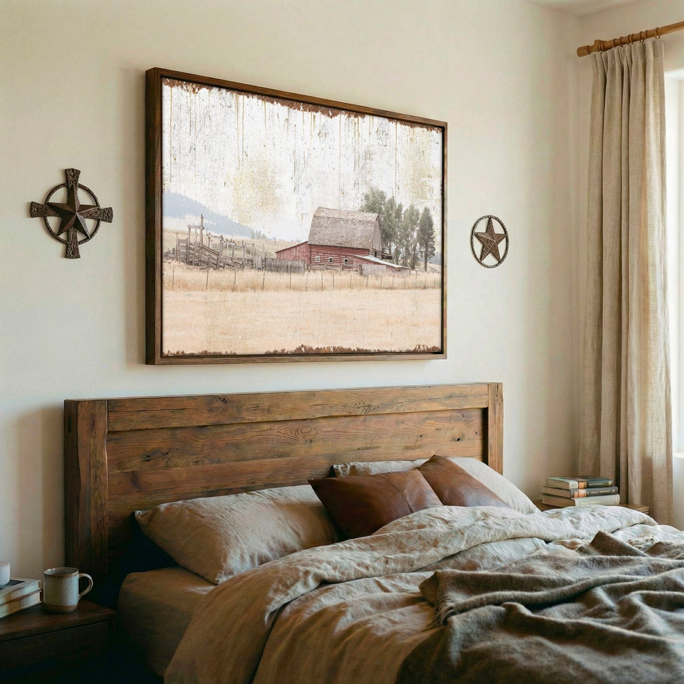 View of Rustic Home Wall Art - Teri James Photography Vintage Barn - Teri James ...