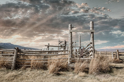 Rustic Montana Scenic Print Paper Photo Print / 12 x 18 Inches Wall Art Teri James Photography