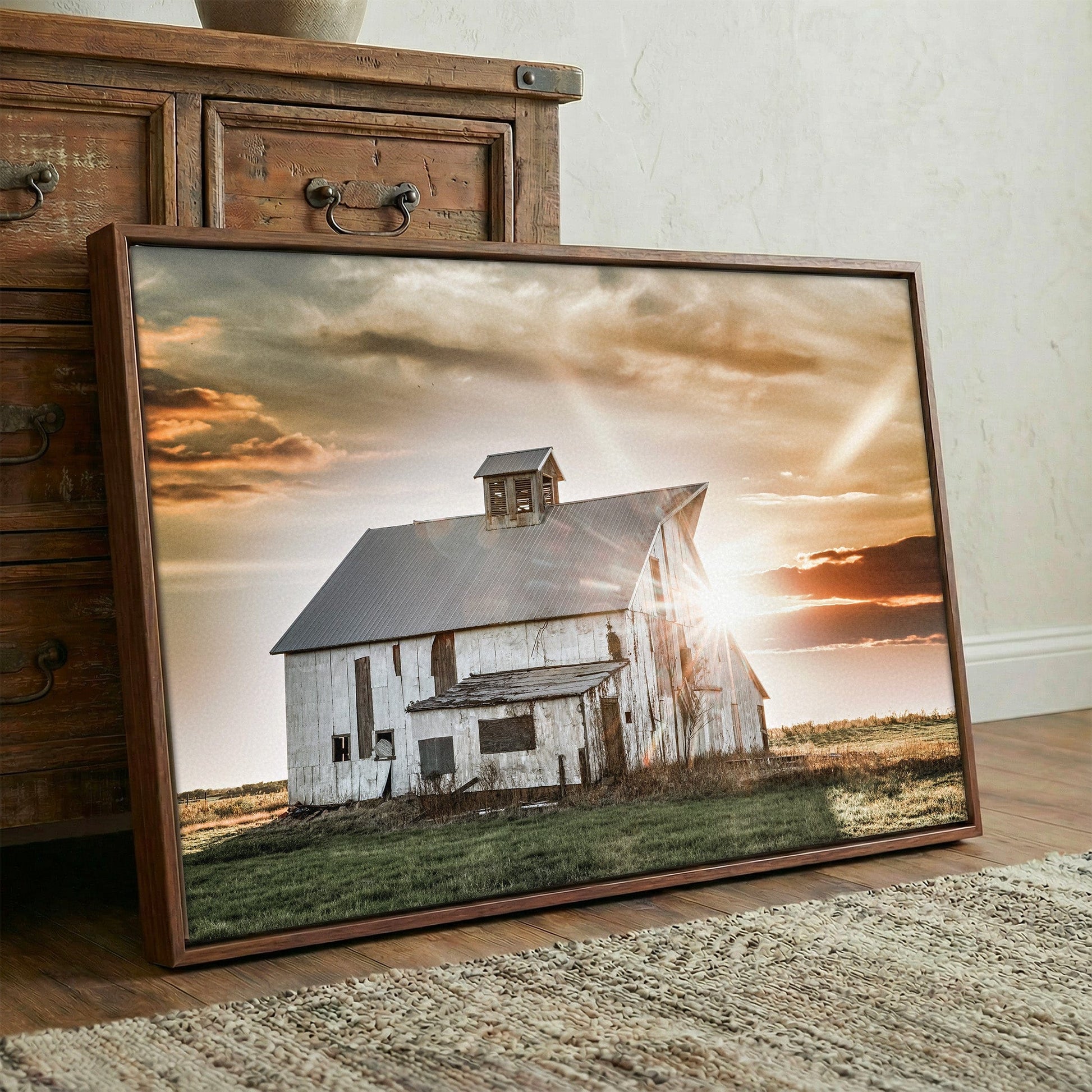 Rustic Wall Art - Old Barn Print Wall Art Teri James Photography