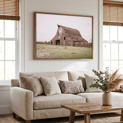 Rustic Wall Art - Old Red Barn Print
