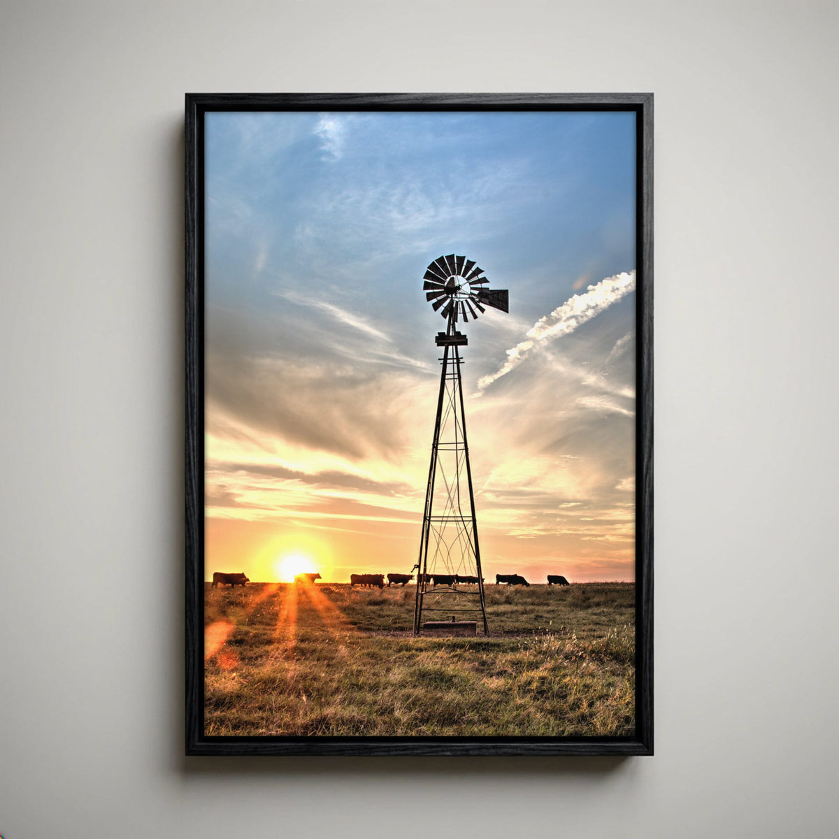 Rustic Wall Art – Old Windmill Print