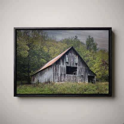 Rustic Wall Decor – Old Barn Art Canvas