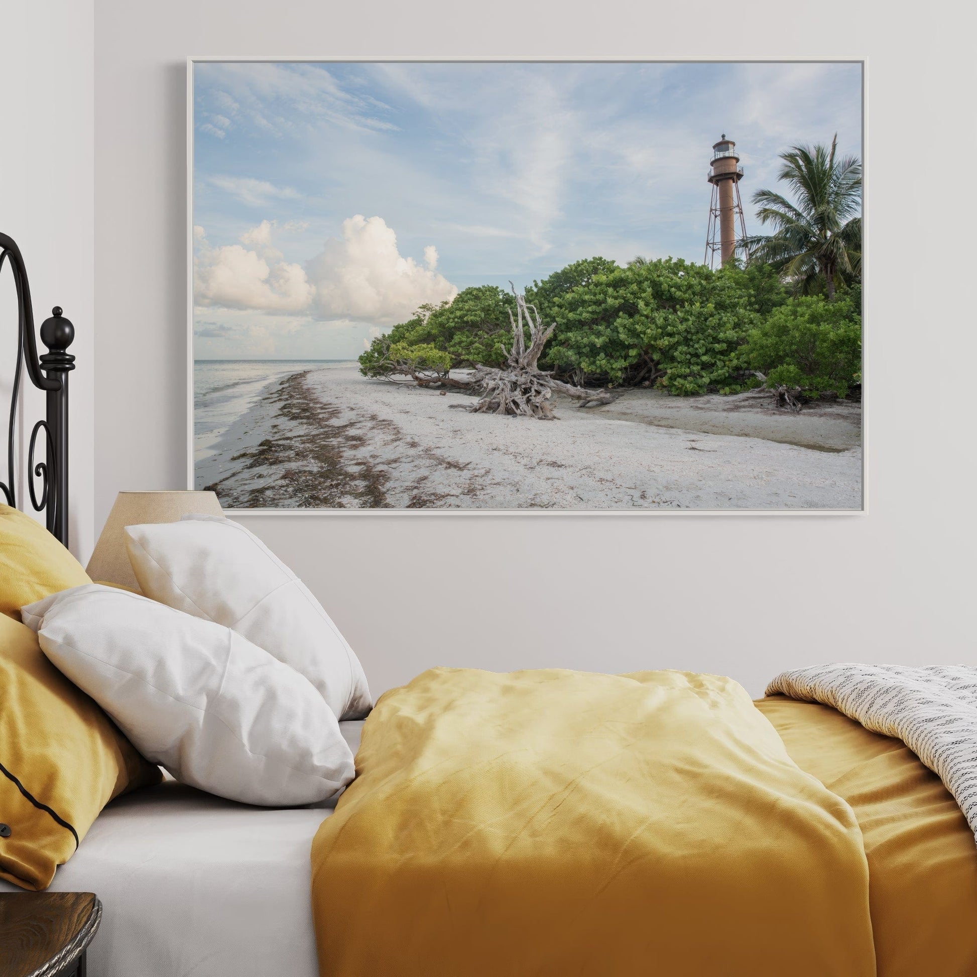 Sanibel Island Lighthouse Beach Canvas Wall Art Teri James Photography
