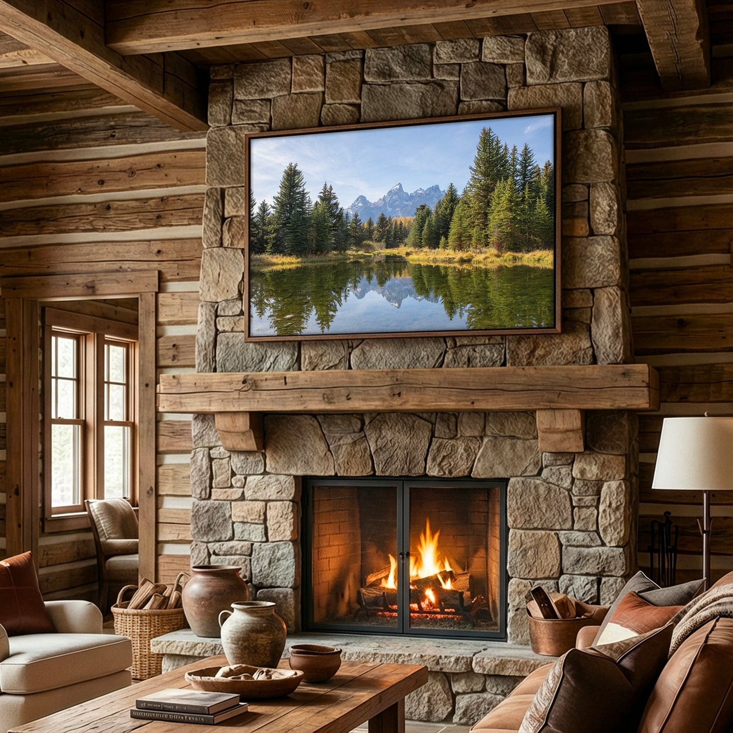 Schwabacher Landing in Grand Teton Mountains Wall Art Teri James Photography