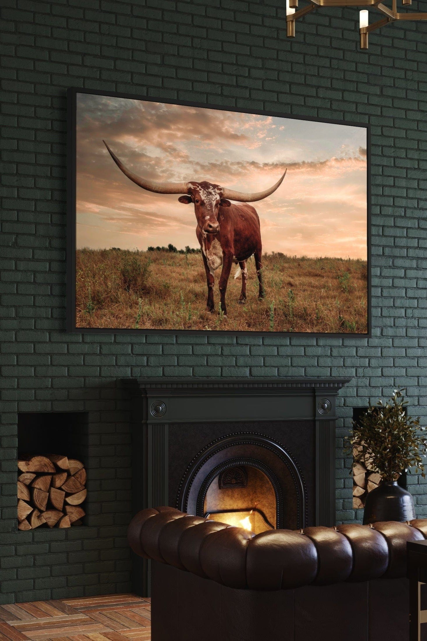 Southwest Style Longhorn Art Wall Art Teri James Photography