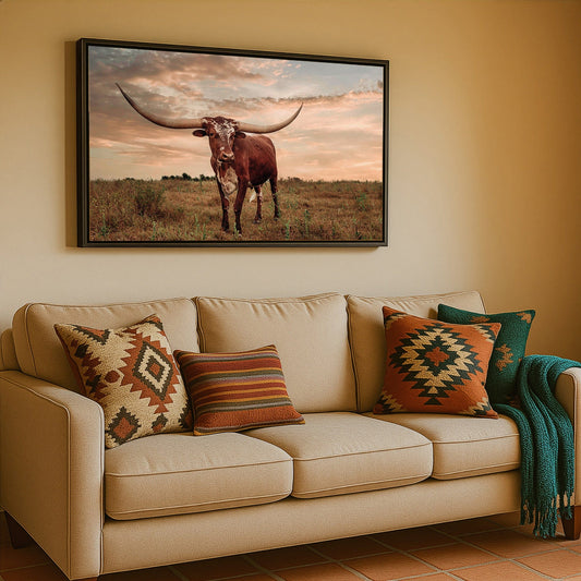 Southwest Style Longhorn Art Wall Art Teri James Photography
