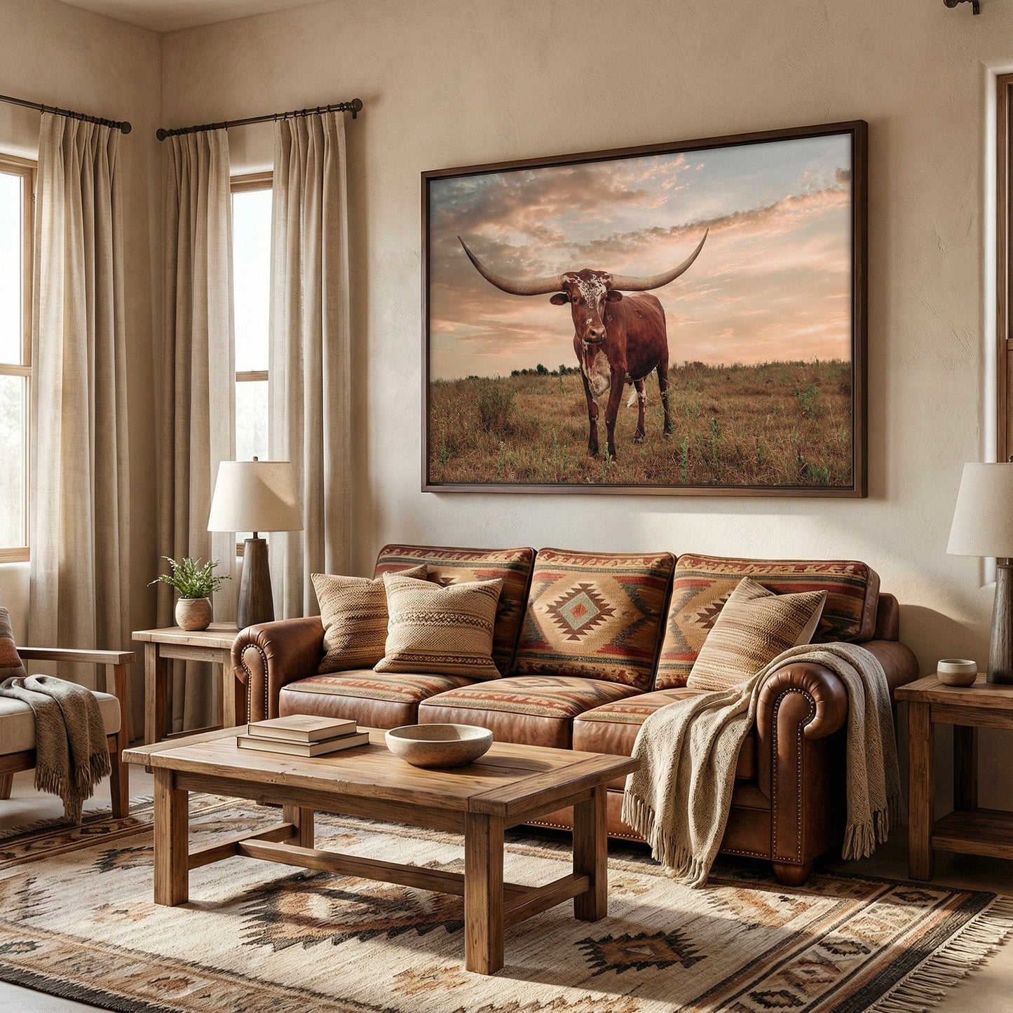 Southwest Style Longhorn Art Wall Art Teri James Photography