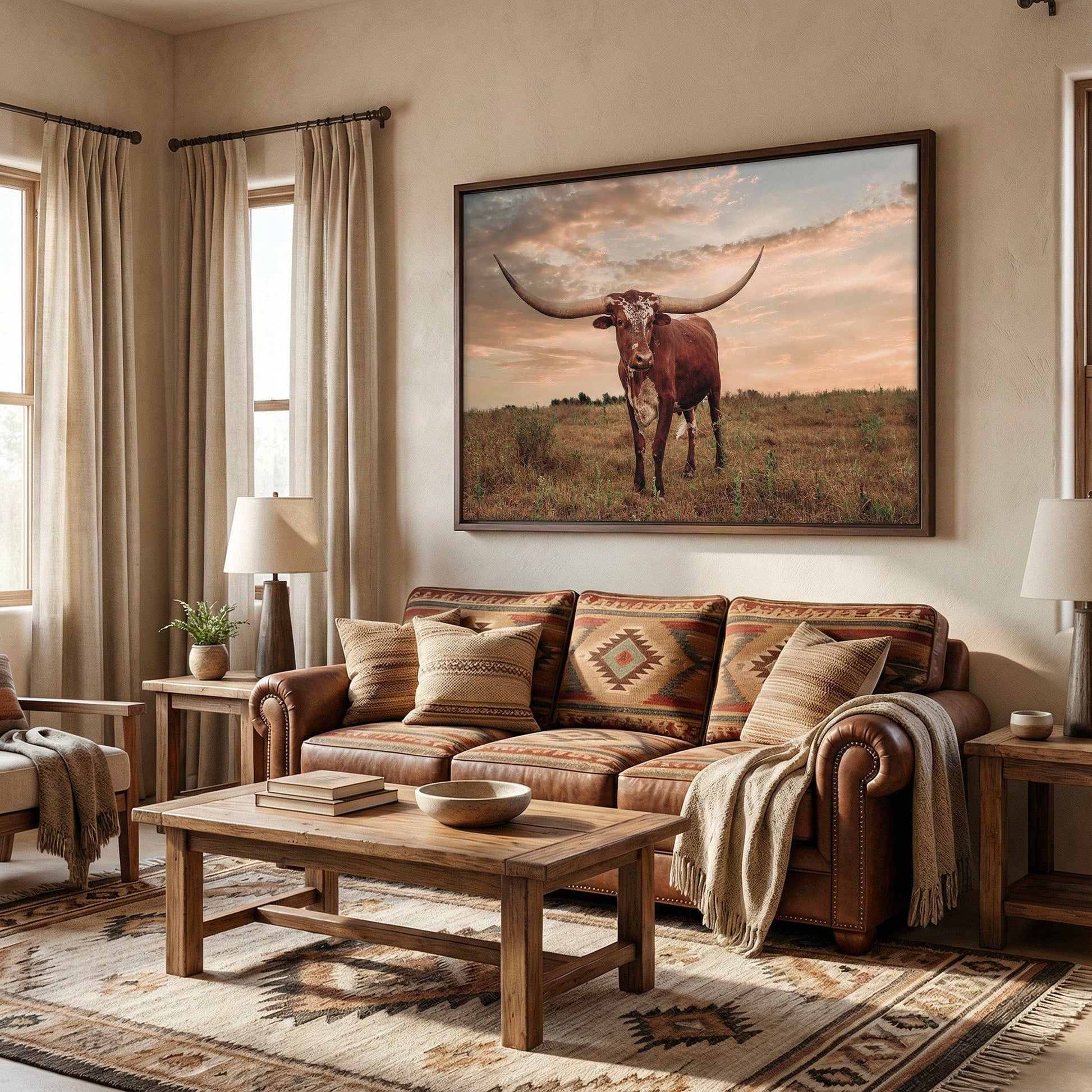 Southwest Style Longhorn Art Wall Art Teri James Photography