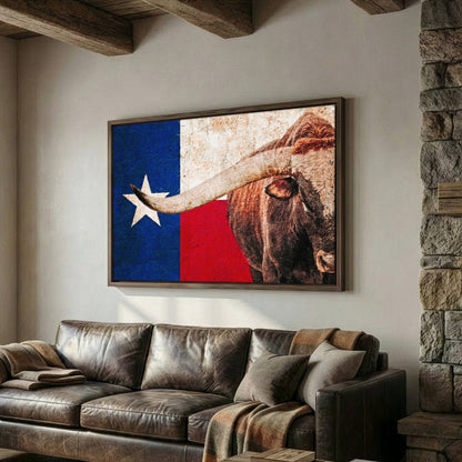 Texas Lone Star Flag Patriotic Home Decor