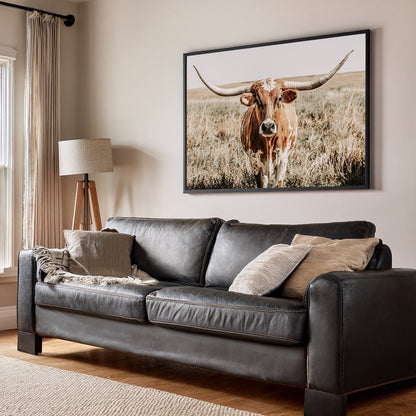 Texas Longhorn Canvas Wall Art Wall Art Teri James Photography