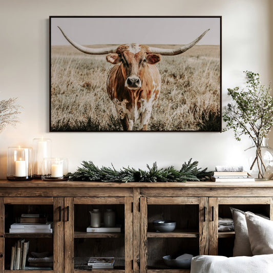 Texas Longhorn Canvas Wall Art Wall Art Teri James Photography