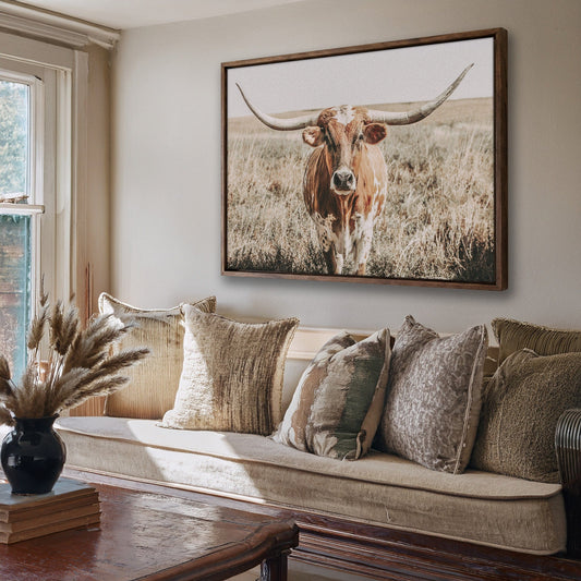 Texas Longhorn Canvas Wall Art Wall Art Teri James Photography