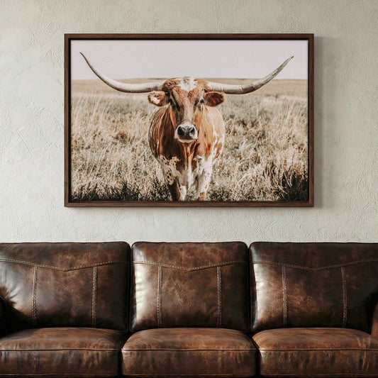 Texas Longhorn Canvas Wall Art Wall Art Teri James Photography