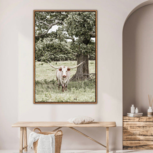 Texas Longhorn Vertical Wall Art Wall Art Teri James Photography