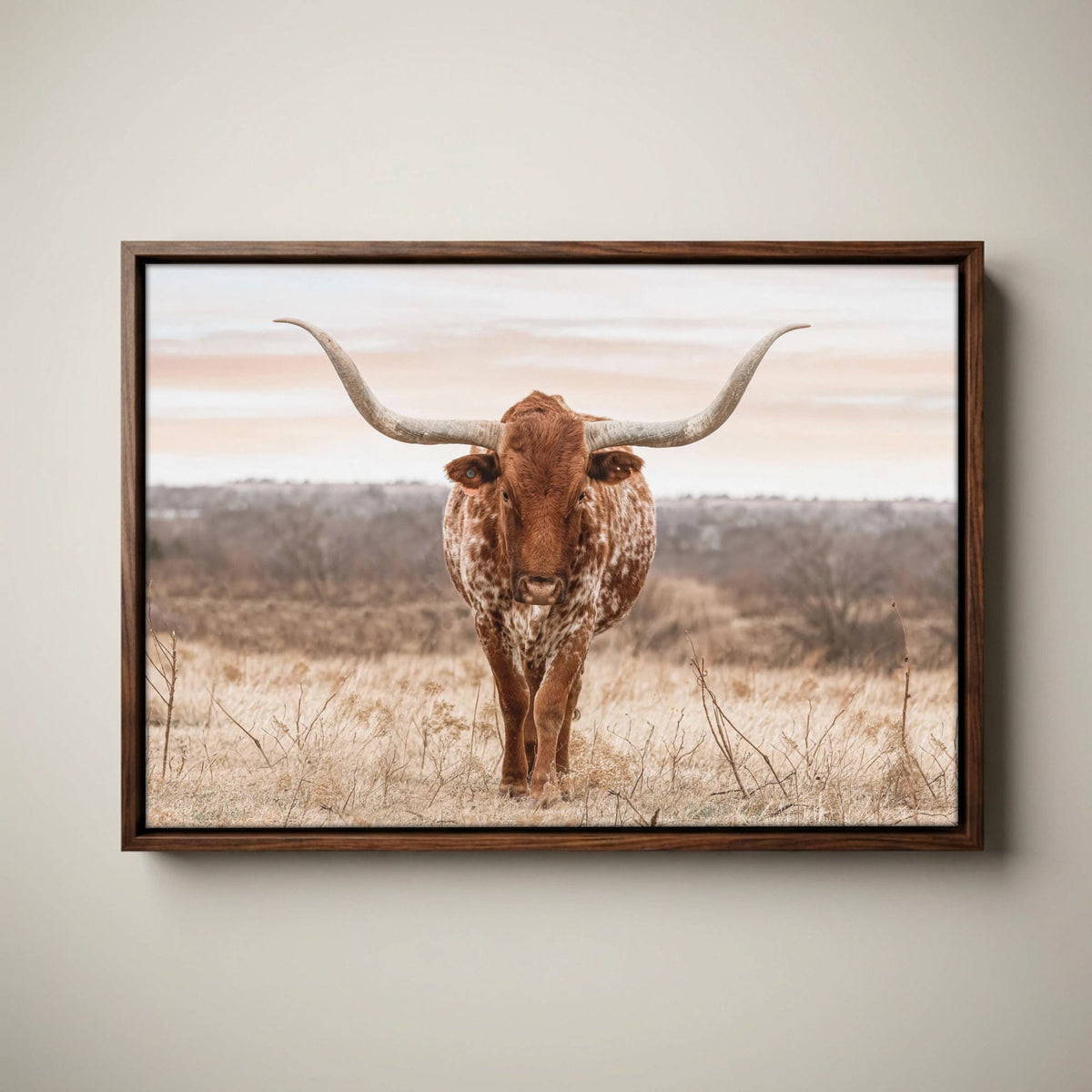 Texas Longhorn Wall Art - Large Western Wall Decor